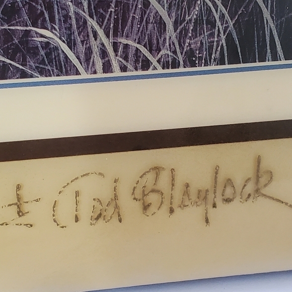 Ted Blaylock prints. Set of 2. Vintage. Fisherman and dog / deer - Picture 3 of 7